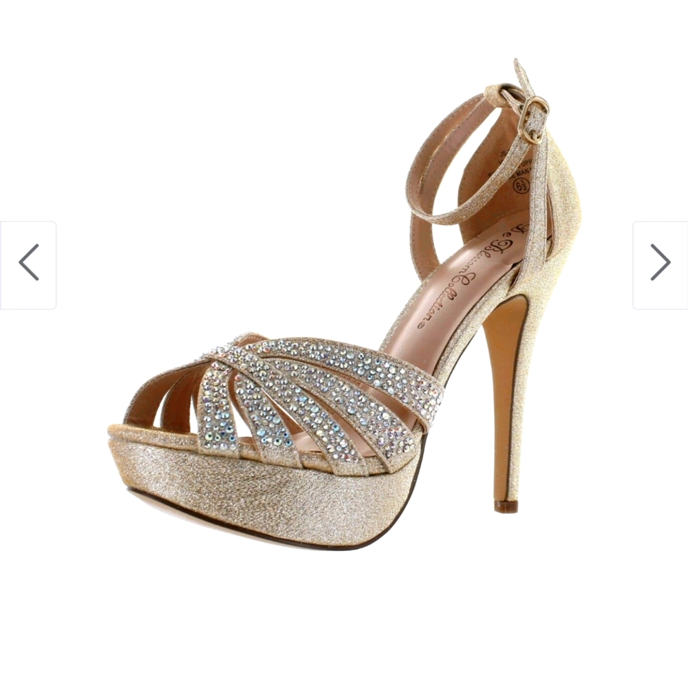Stunning Sparkle Dress Party Sandal Pumps